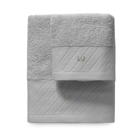 Asciugamani Coppia 1+1 Biancheria Diagonal LB788B Liu Jo Home - evabiancheria