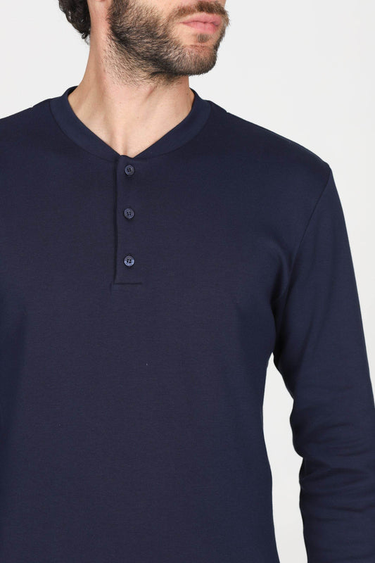 Pigiama Serafino Uomo Nicosia JAL410 Julipet - evabiancheria