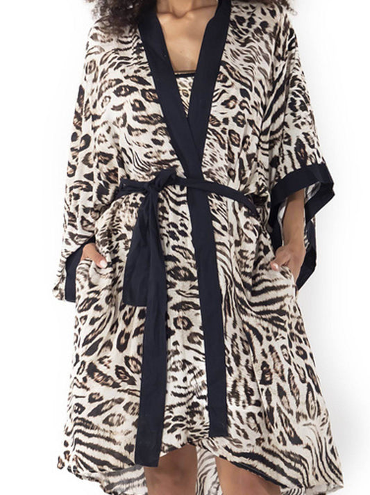 Abito Kimono Donna VI23-115 Vacanze Italiane - evabiancheria