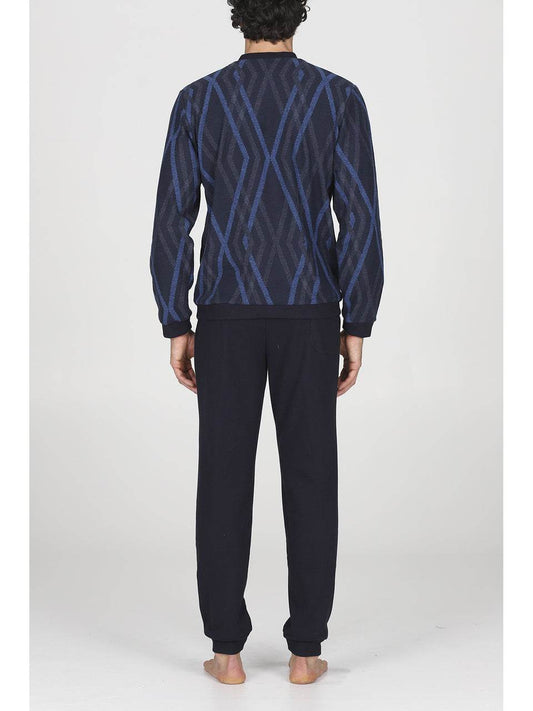 Pigiama Serafino Uomo Noventa JAL453 Julipet - evabiancheria