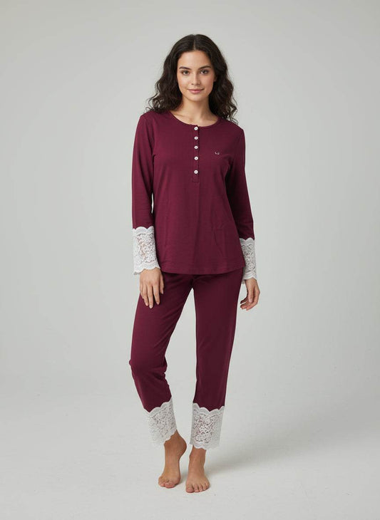 Pigiama Serafino Donna DL0160 Liu Jo Home - evabiancheria