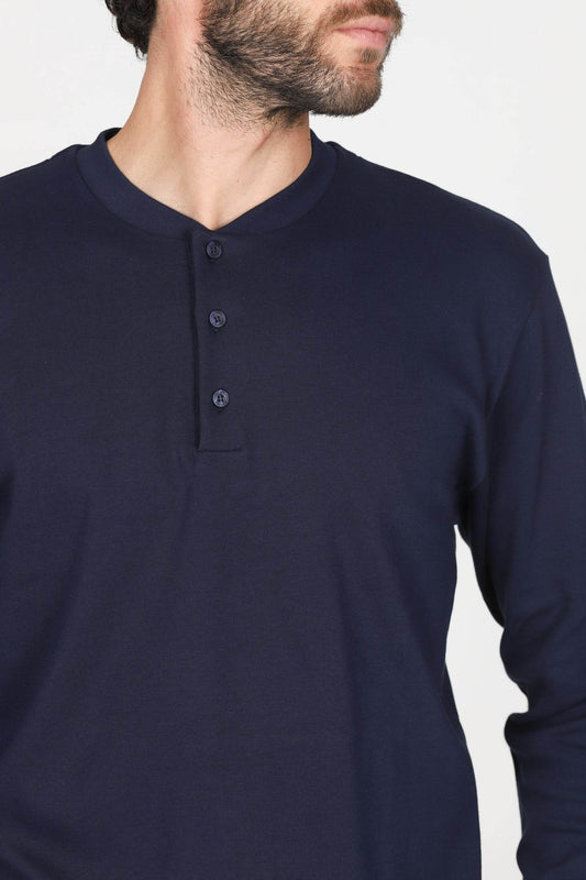 Pigiama Serafino Uomo Nizza JAL415 Julipet - evabiancheria