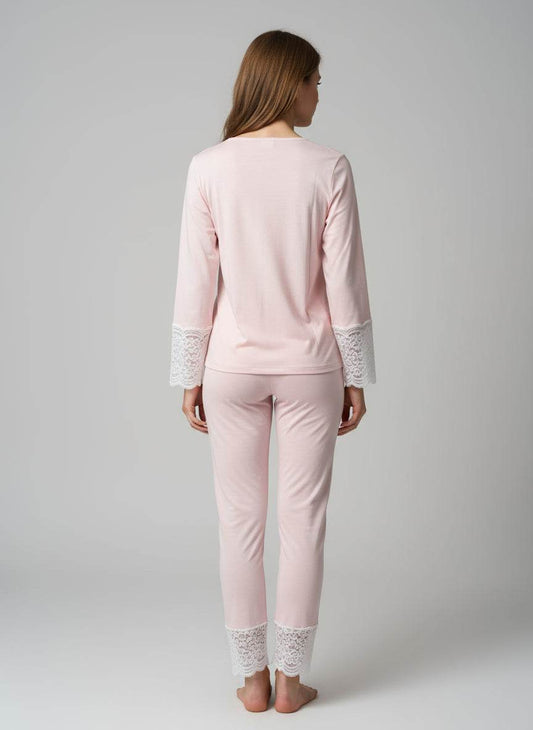 Pigiama Serafino Donna DL0160 Liu Jo Home - evabiancheria