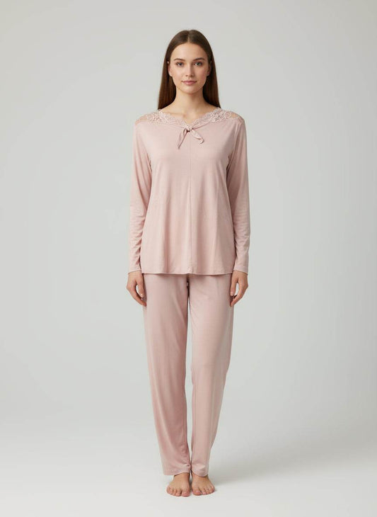 Pigiama scollo V Donna Raffaella Paladini - evabiancheria