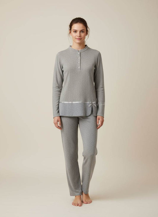 Pigiama Serafino Donna I2640 Fida - evabiancheria