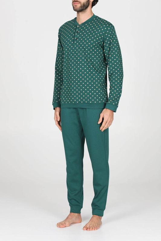 Pigiama Serafino Uomo Nettuno JAL393 Julipet - evabiancheria