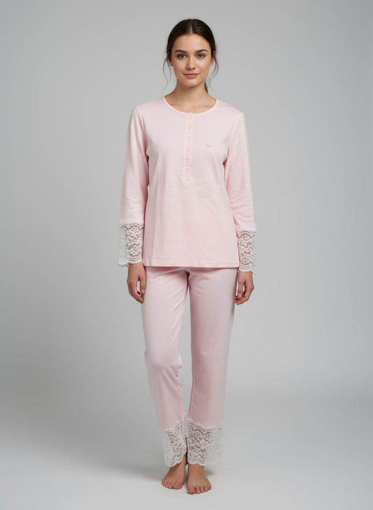 Pigiama Serafino Donna DL0160 Liu Jo Home - evabiancheria