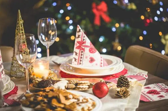 Decoriamo la tavola per il Natale - evabiancheria