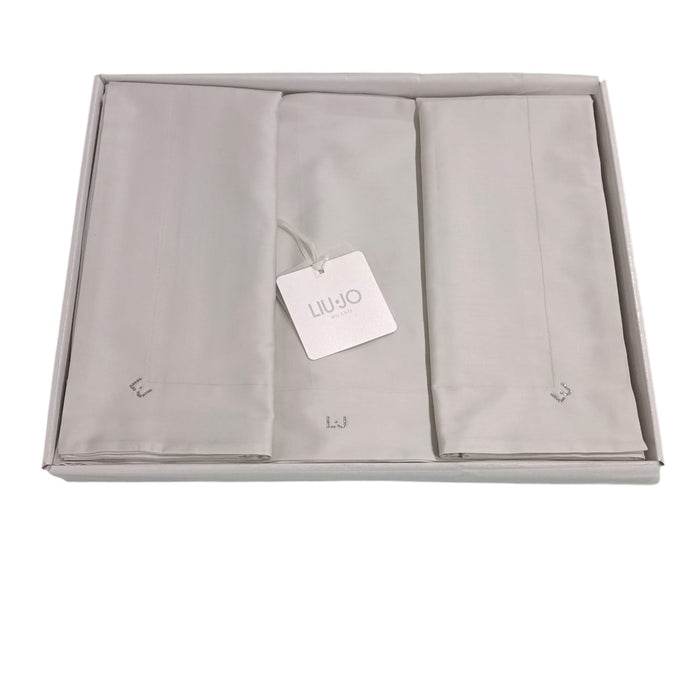 Lenzuola Tinta Unita Biancheria Rasatello LL2921 Liu Jo Home - evabiancheria
