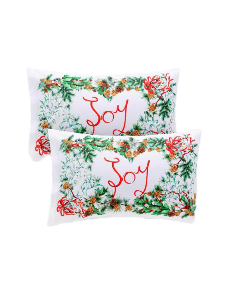 Federe stampate natalizie Biancheria JOY FED Riviera - evabiancheria