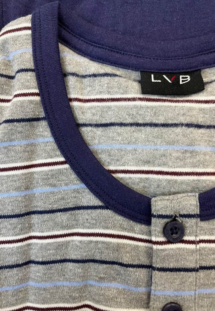 Pigiama Serafino Uomo L0DOF Righe Lovable - evabiancheria