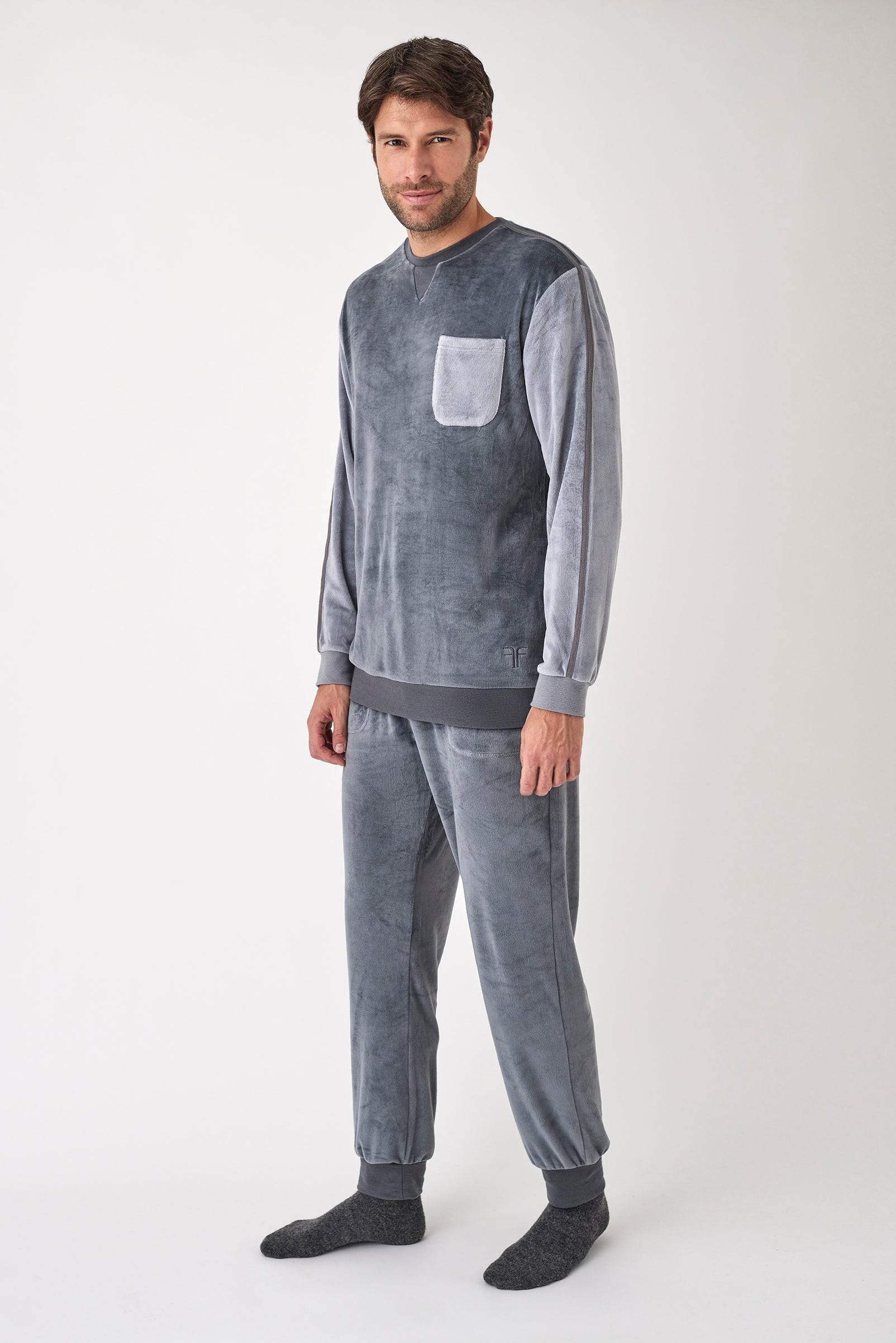 Pigiama Giro collo Uomo H34682 Promise - evabiancheria