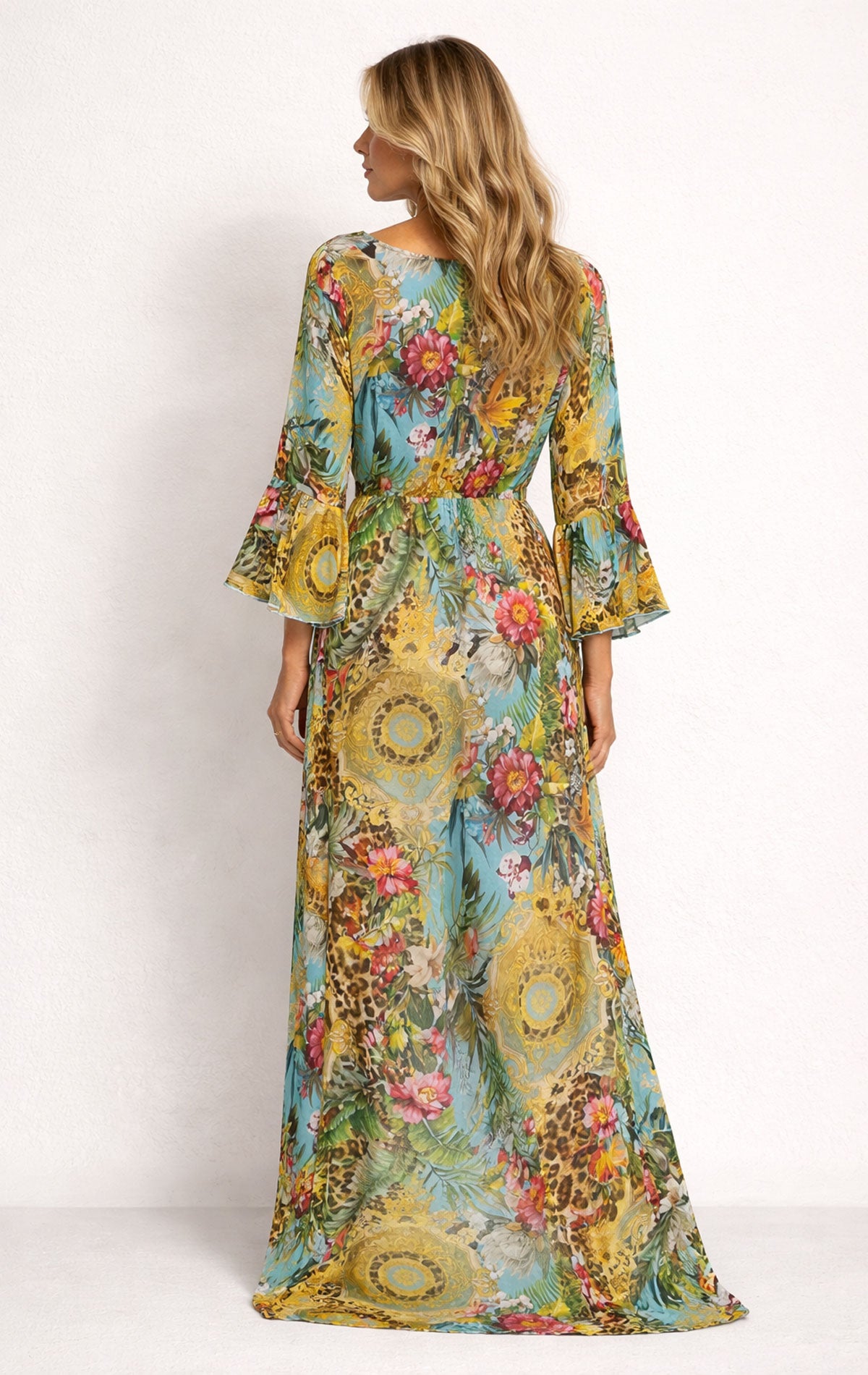 Abito Kaftano Donna H105 Huitre