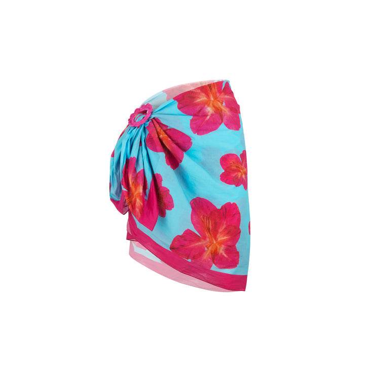 pareo 165x130 Donna 6547 Flower Explosion Emanuela Biffoli - evabiancheria