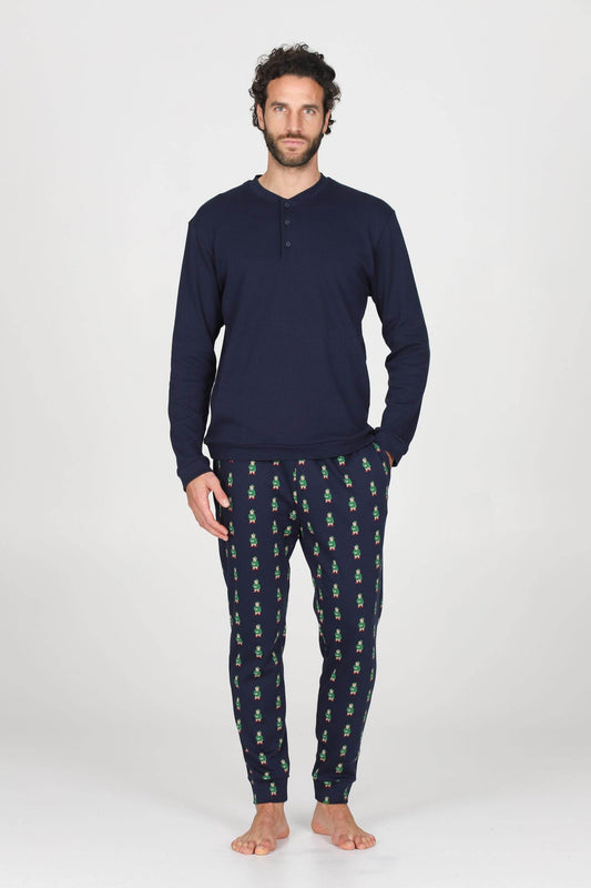 Pigiama Serafino Uomo Nizza JAL415 Julipet - evabiancheria