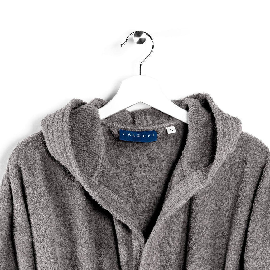 Bathrobe with hood Minorca Linen Acc Caleffi