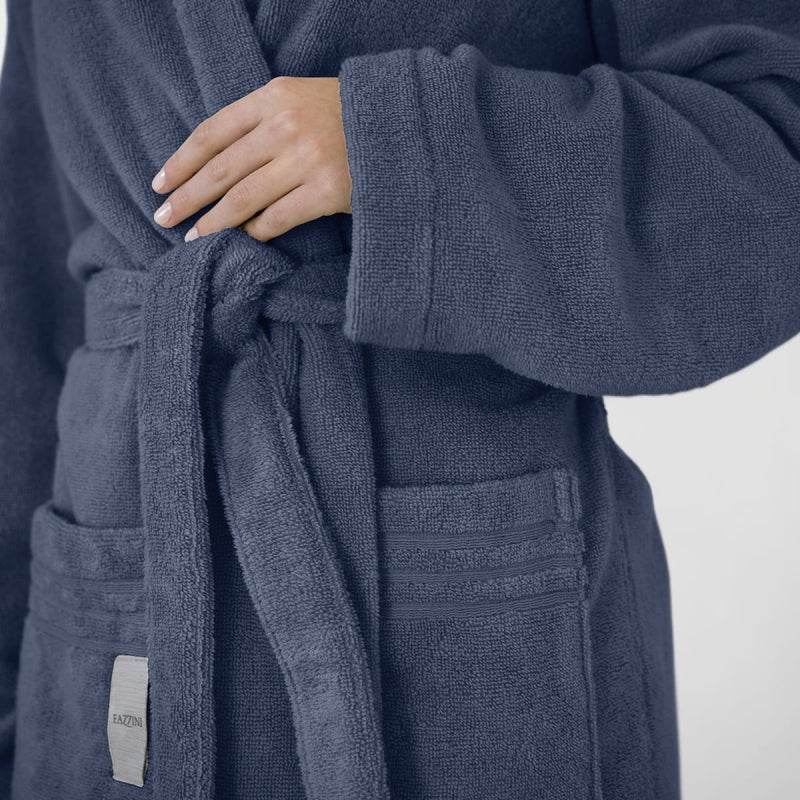 Accappatoio con cappuccio Biancheria Coccola Acc Fazzini - evabiancheria