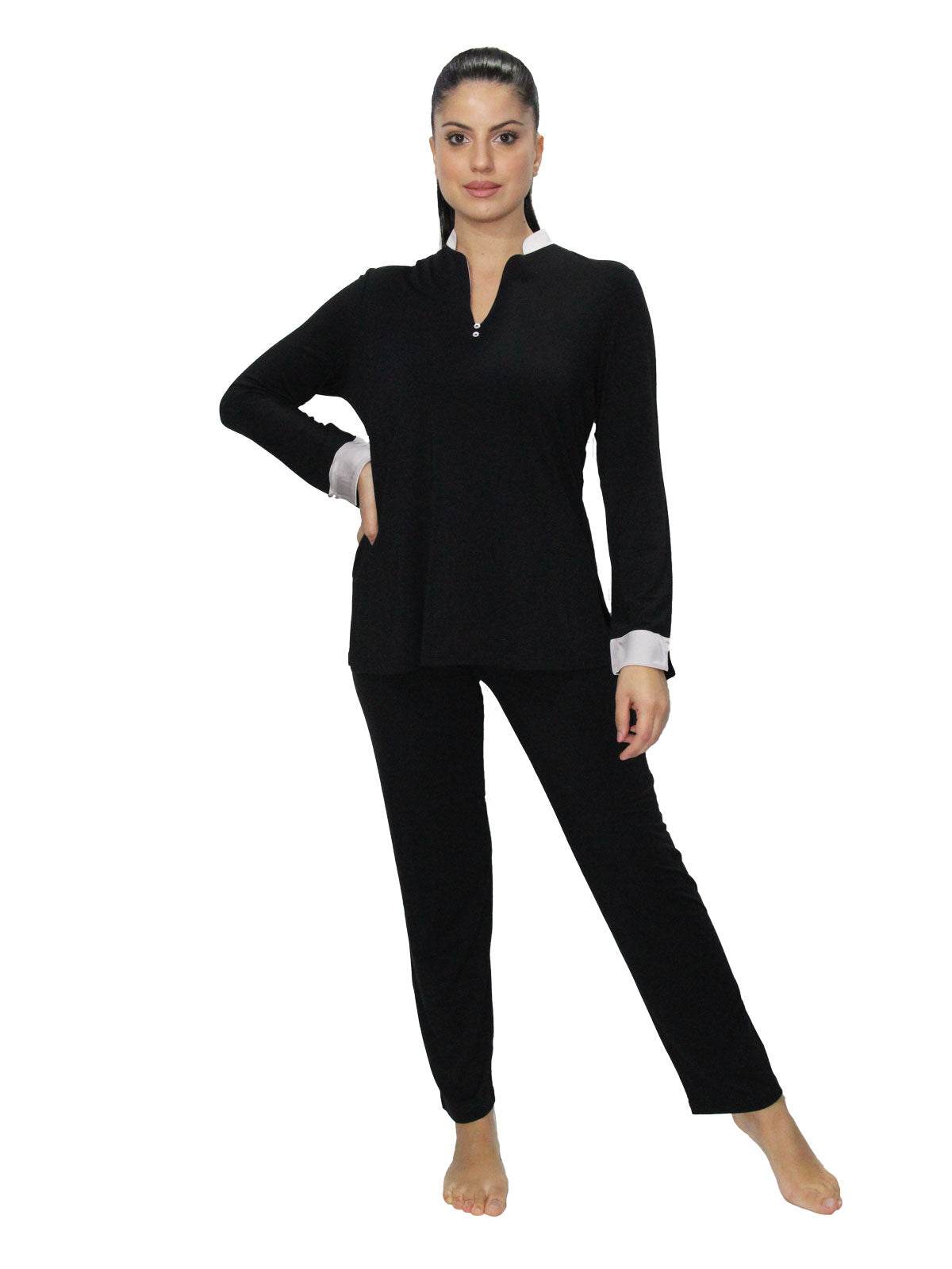 Pigiama Giro collo Donna 4448 Annette - evabiancheria