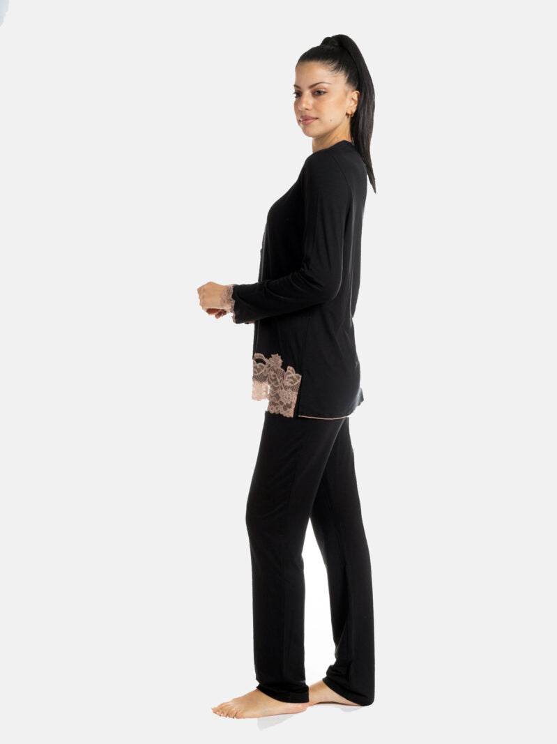 Pigiama Lungo Donna LUPINO Paladini - evabiancheria