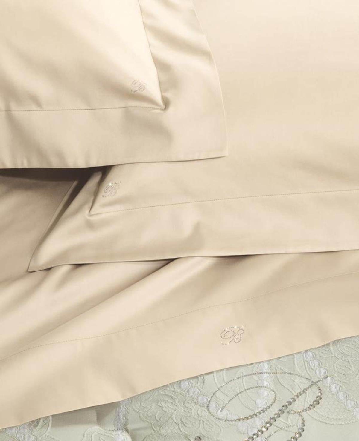 Lenzuola Tinta Unita Biancheria Lory Cpl Blumarine Home - evabiancheria