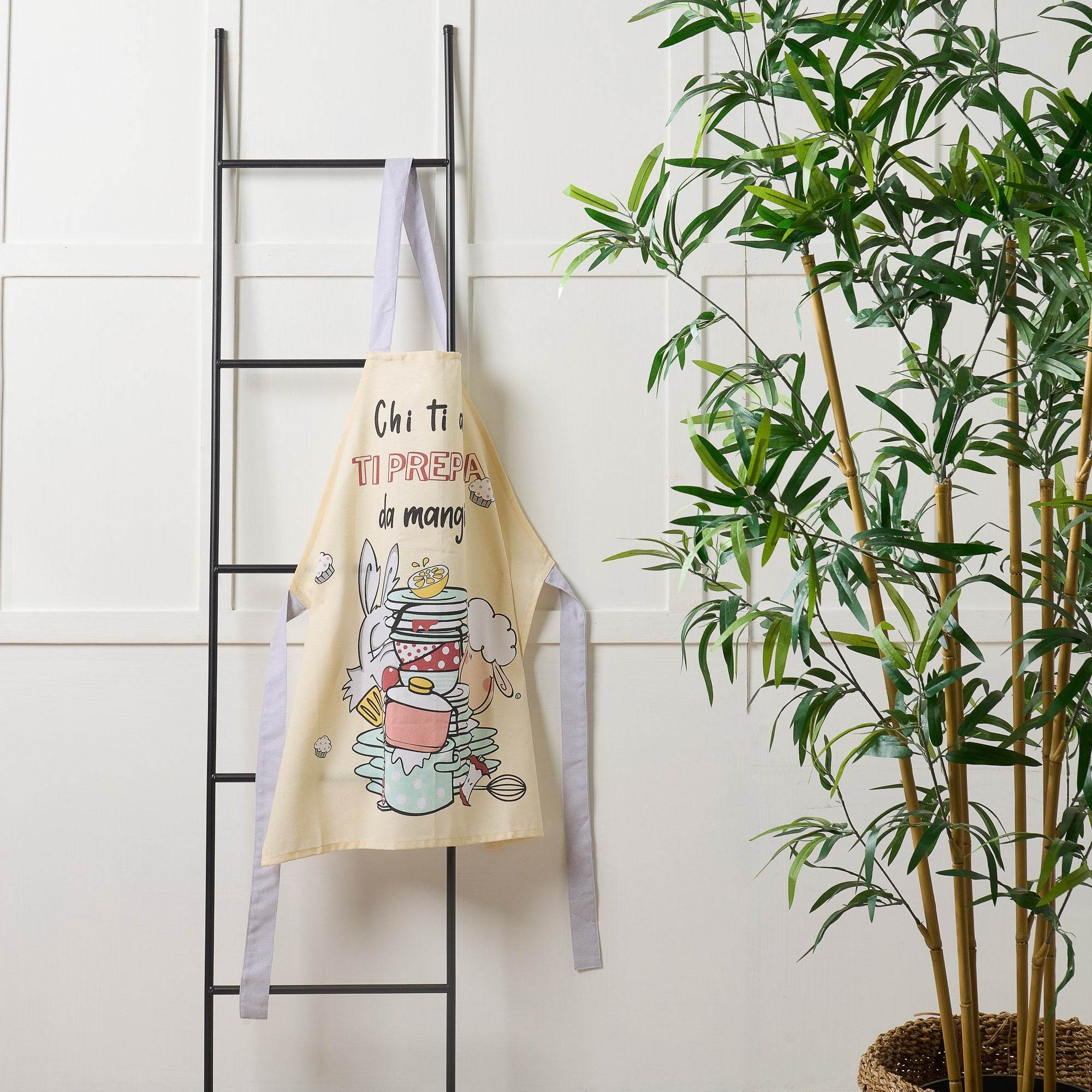 Grembiule Stampato Biancheria Grembiule HP Chi ti Ama Happy People - evabiancheria