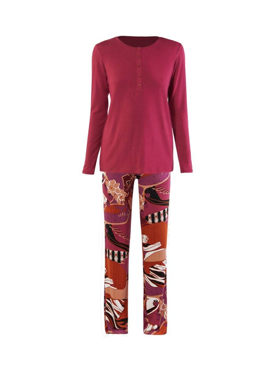 Pigiama Serafino Donna VP11 Verdissima - evabiancheria