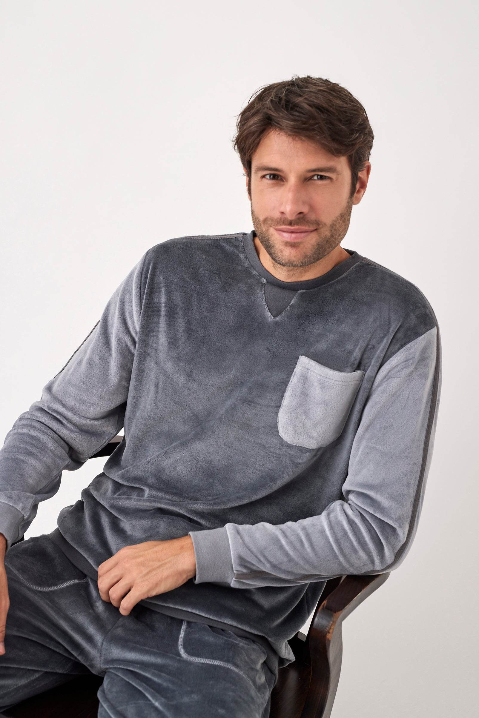 Pigiama Giro collo Uomo H34682 Promise - evabiancheria