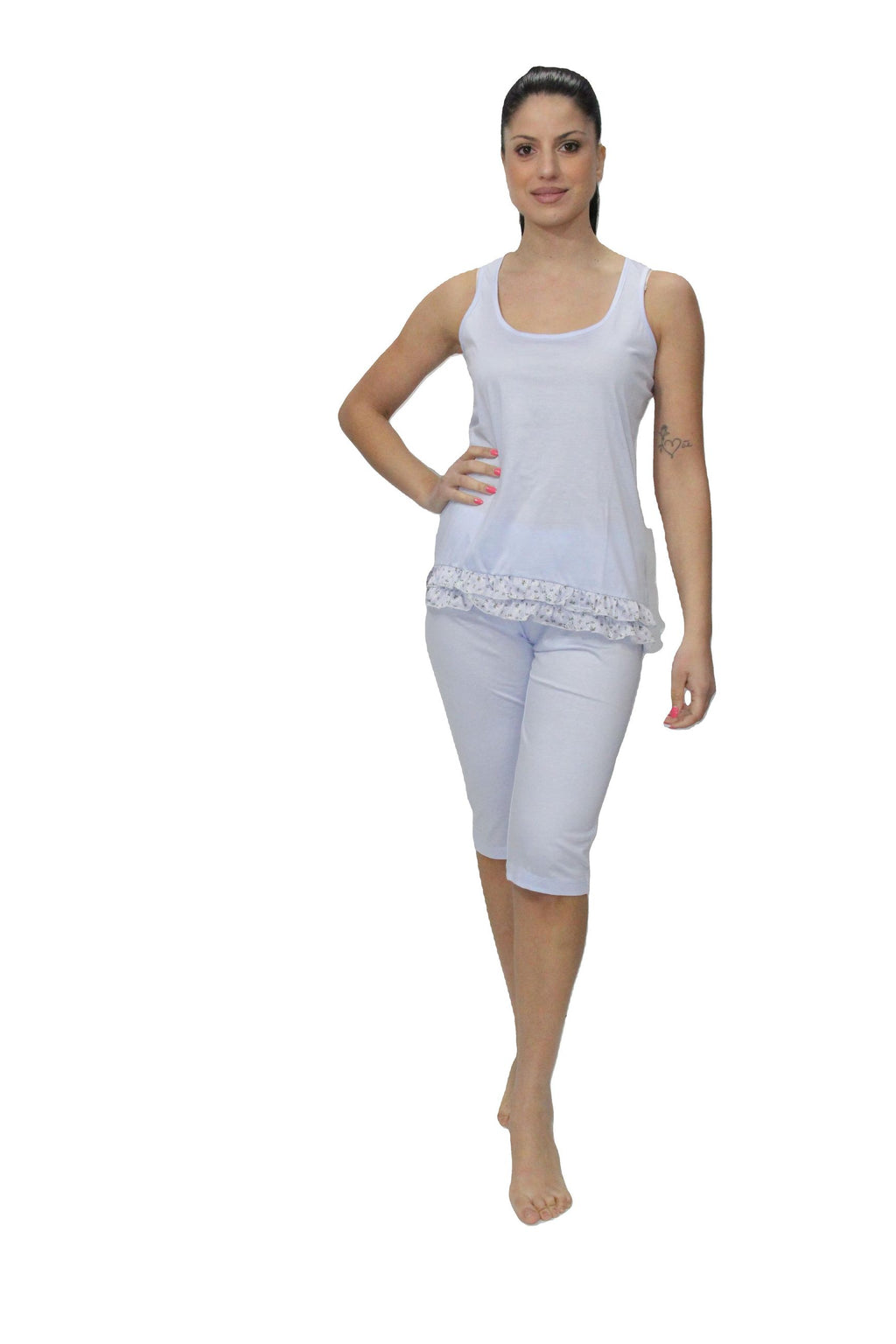 Pigiama pinocchietto Donna E2518B Fida