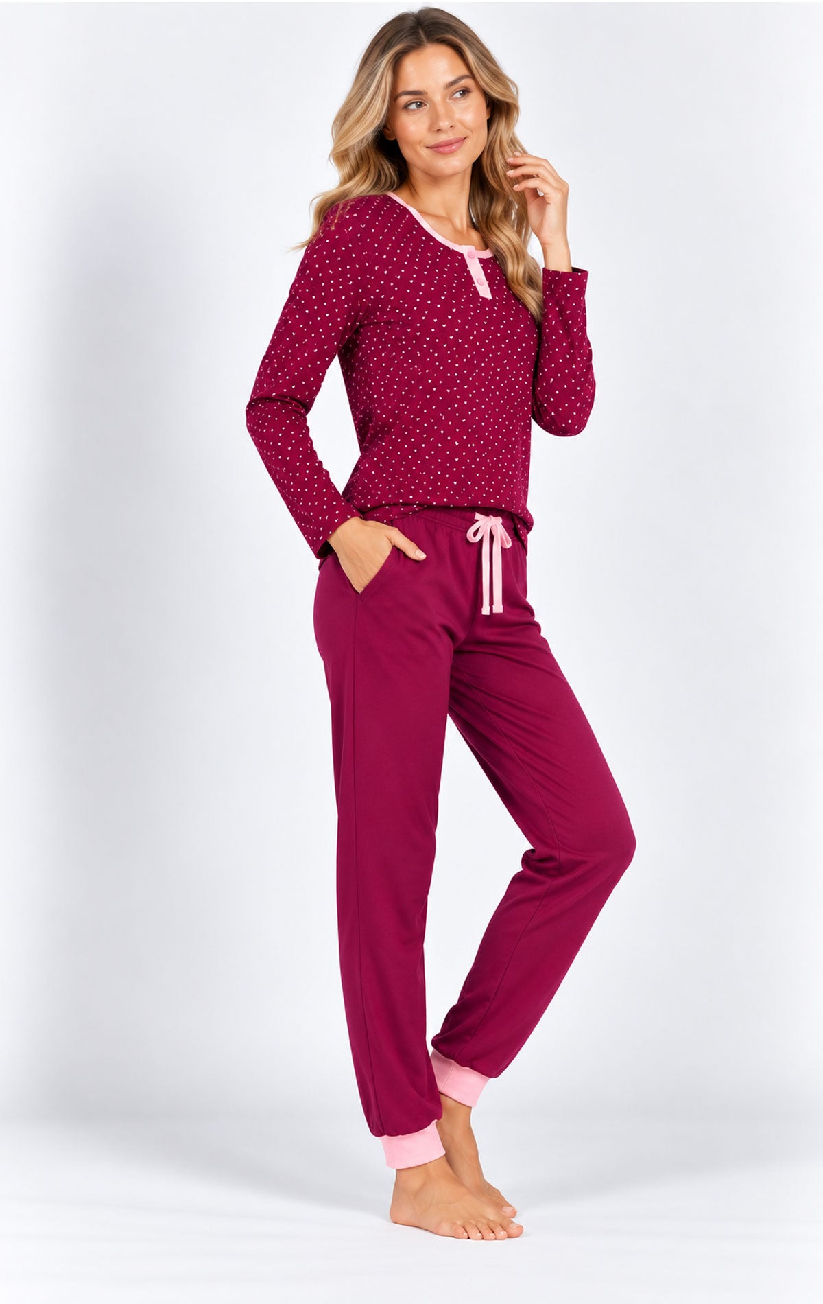 Pigiama Serafino Donna L0F5S V Lovable