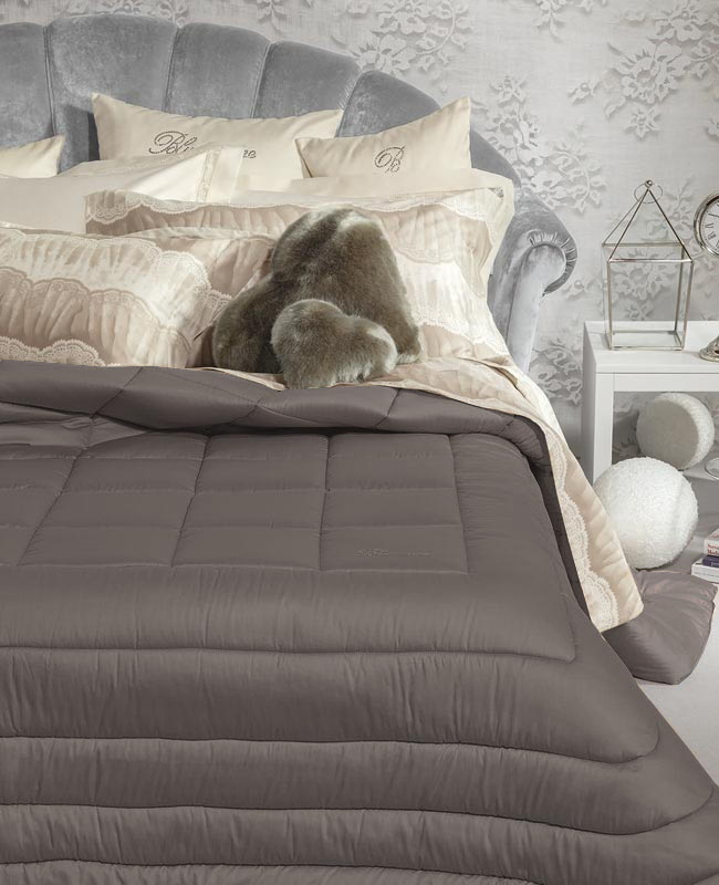 Trapunta Tinta Unita Biancheria Lory Trap Blumarine Home