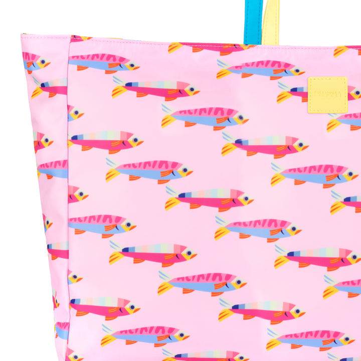 Borsa Mare Grande Donna 22343 Raimbow Fishes Emanuela Biffoli - evabiancheria