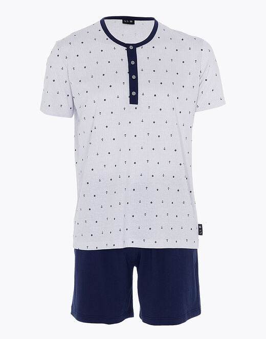 Pigiama corto Uomo L0D6L GRI Lovable - evabiancheria