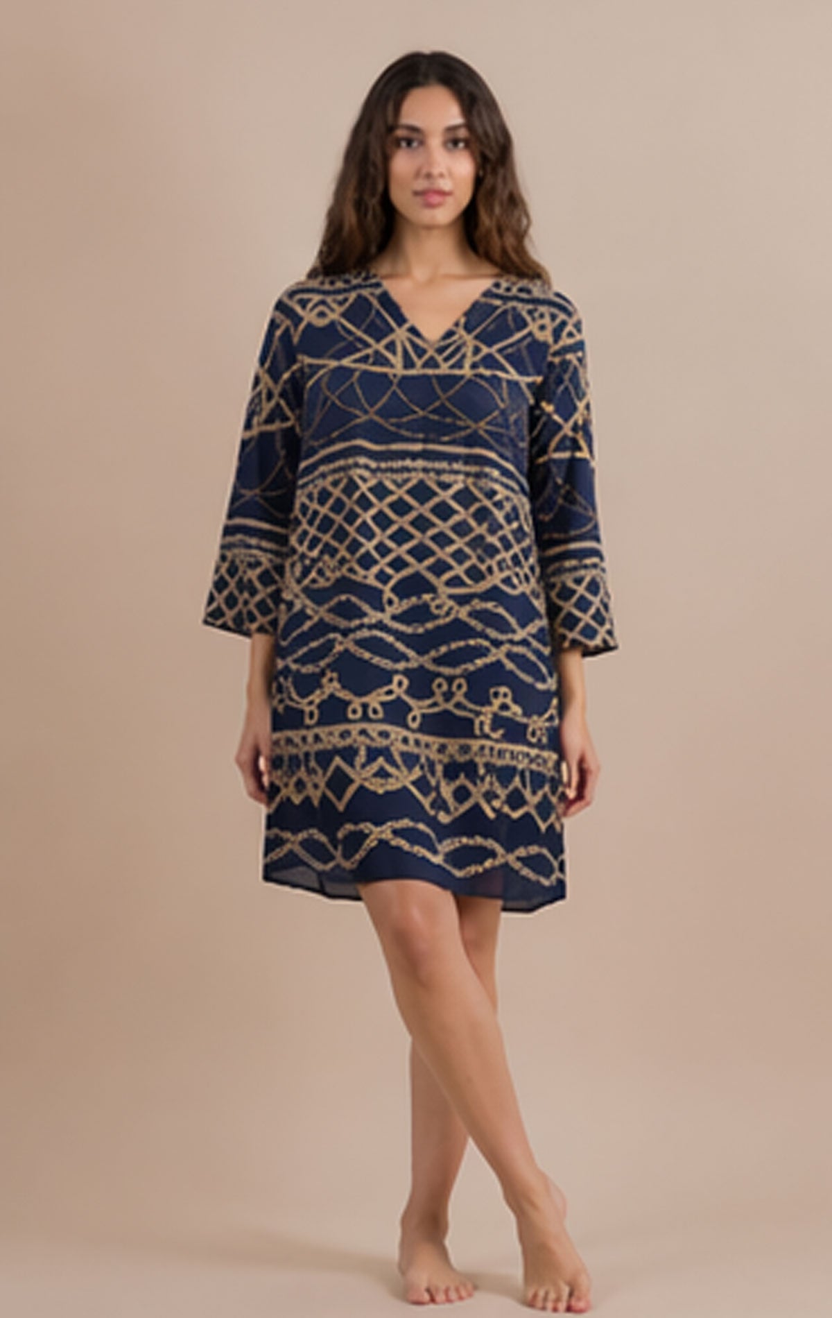 Abito Manica corta Donna C3790 758 Charmline