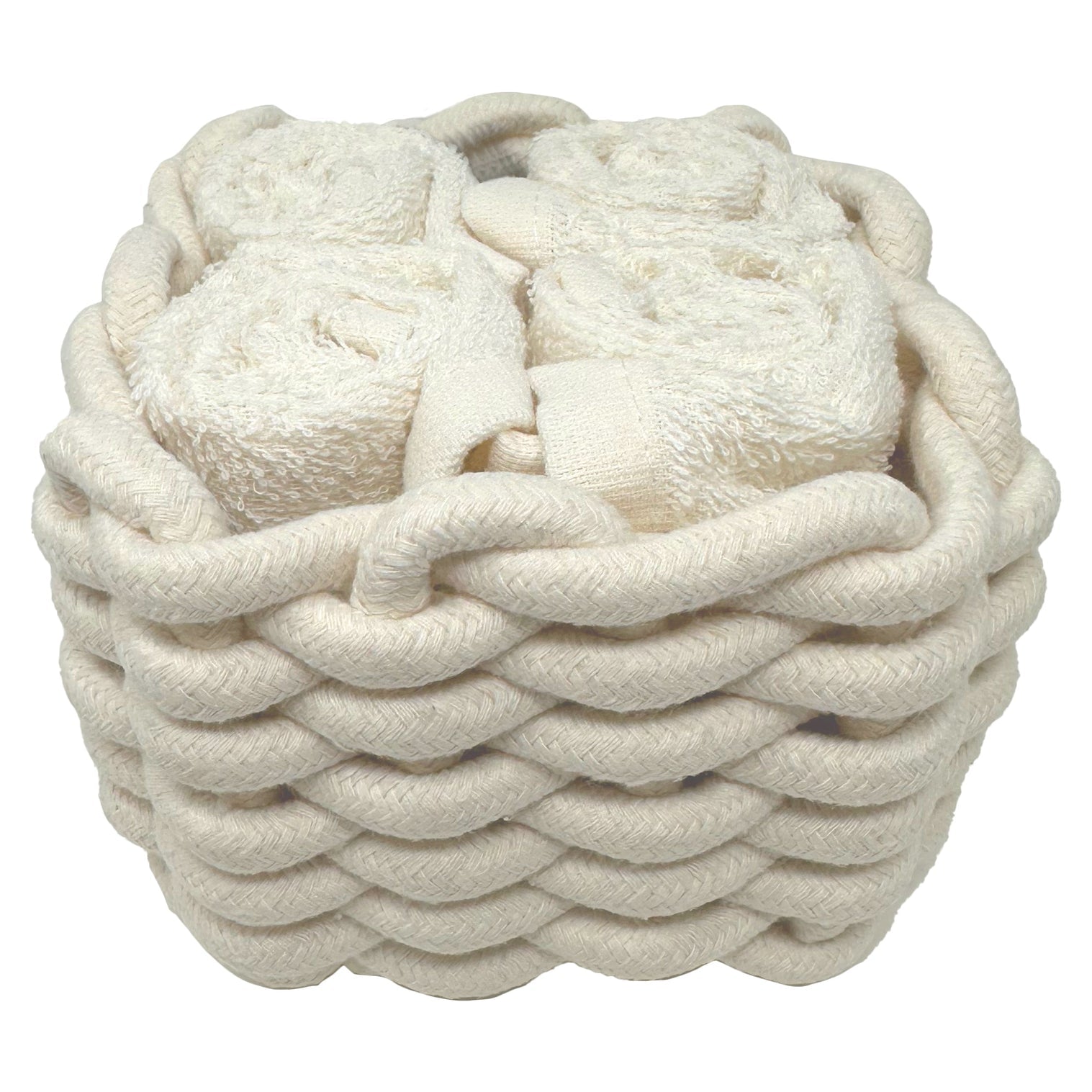 lavette 4 pezzi Biancheria CLASSIC SET LAVETTE Daunex