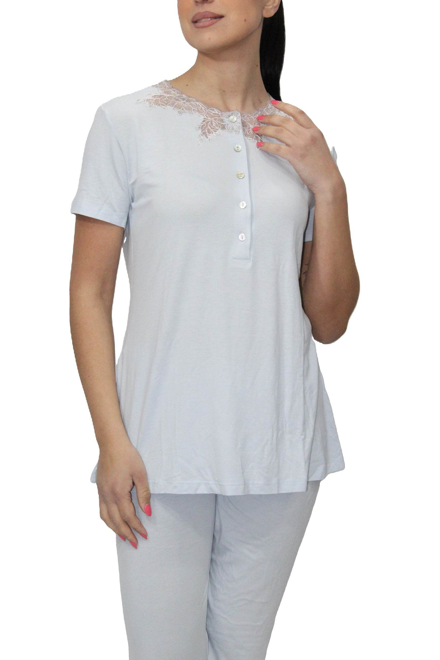 Pigiama corto Donna E2408 Fida - evabiancheria