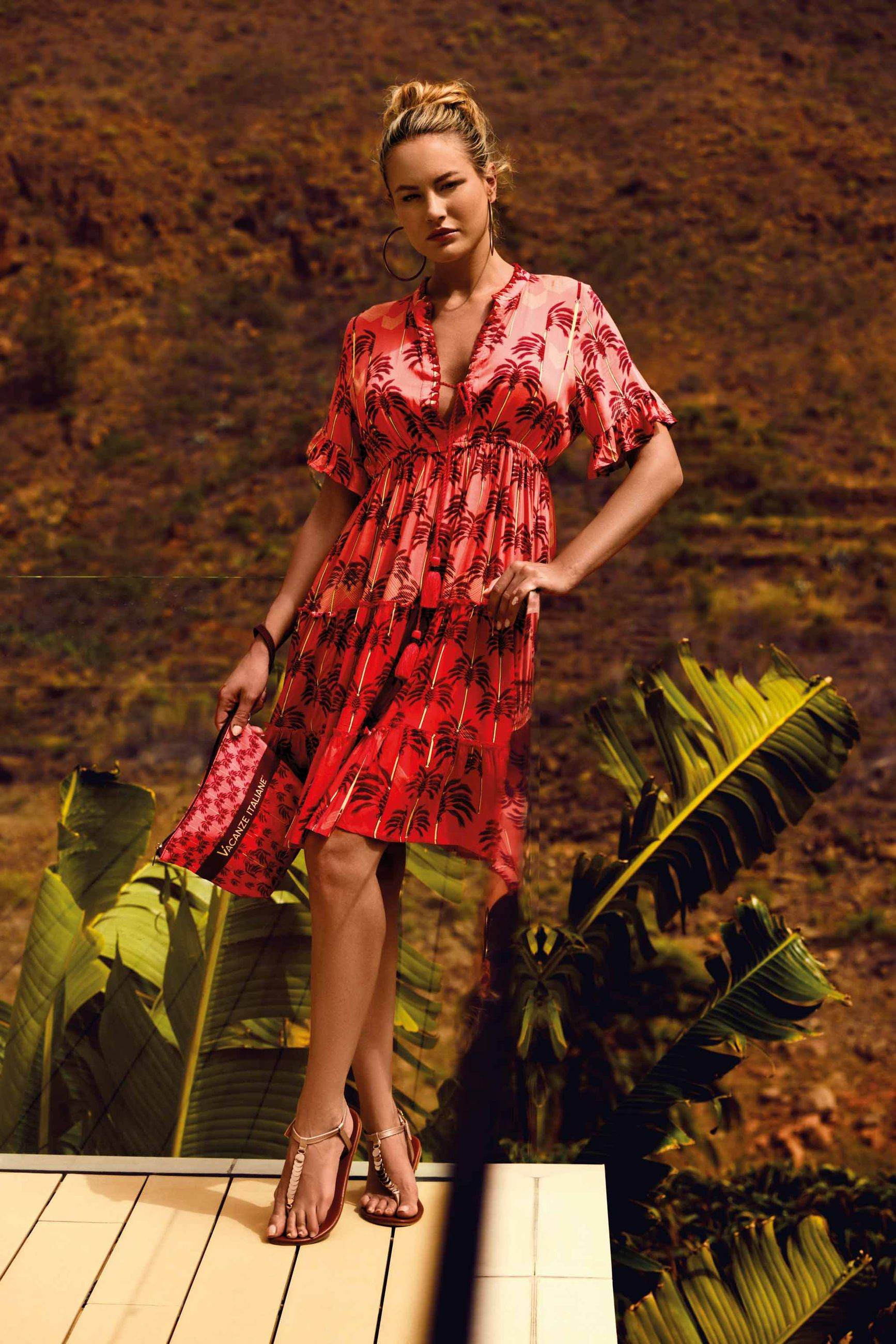 Abito Lungo Donna VI25-132 Vacanze Italiane - evabiancheria