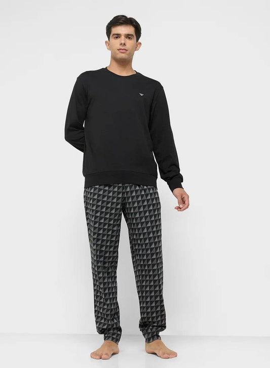 Pigiama Giro collo Uomo AF14994 EM000617 Emporio Armani - evabiancheria