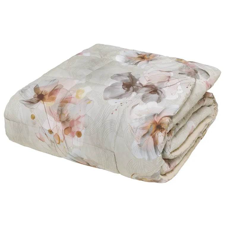 Trapunta Stampato Biancheria Blossom Trap Tessitura Randi - evabiancheria