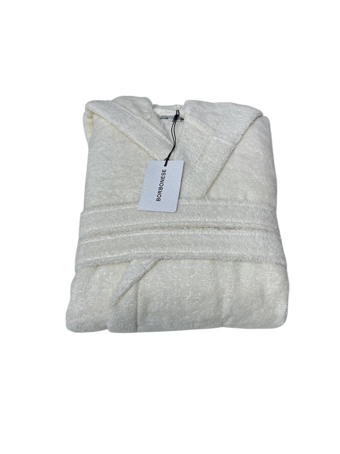 Accappatoio con cappuccio Biancheria Lounge Acc Borbonese