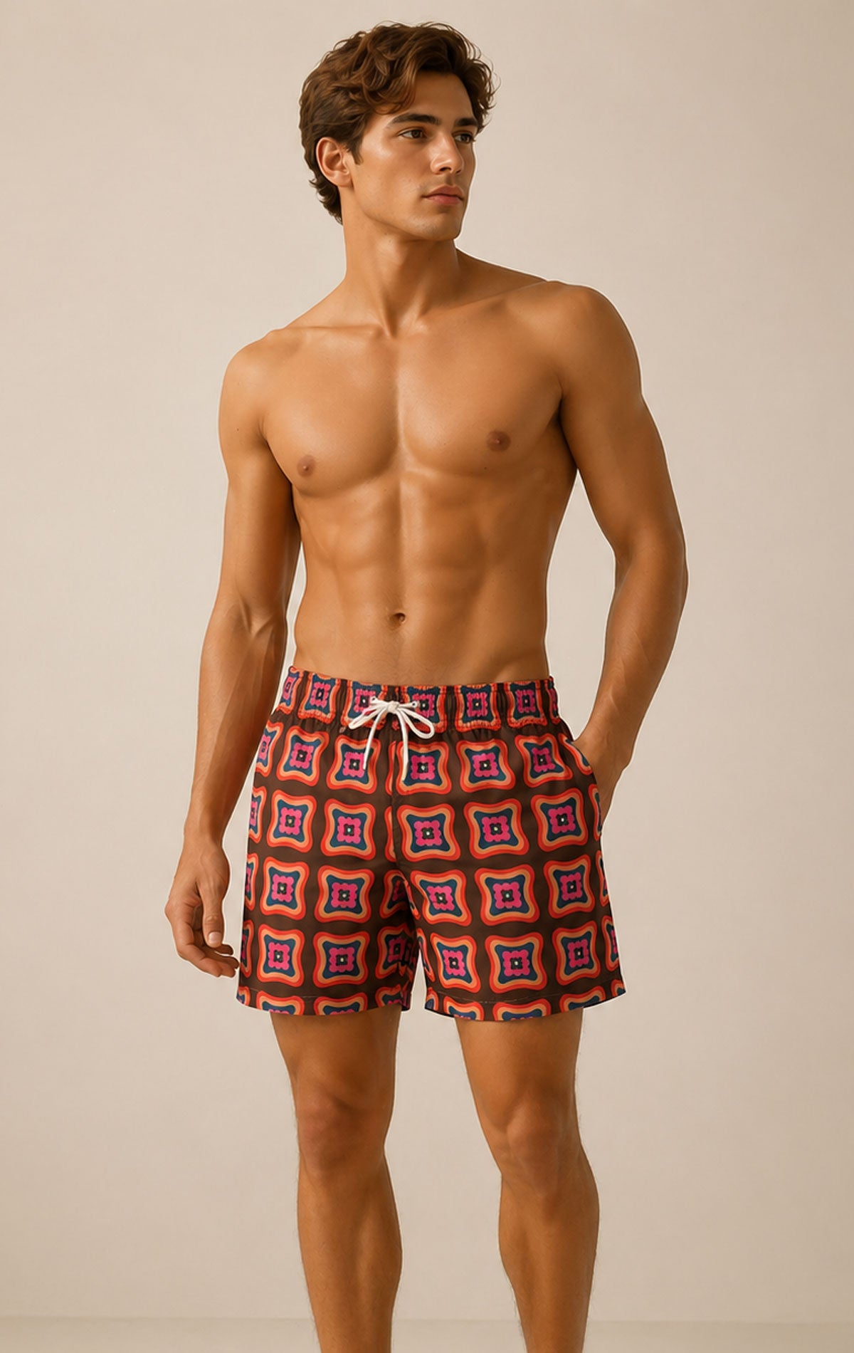 Costume boxer medio Uomo 107BF Dandy Ironic Summer