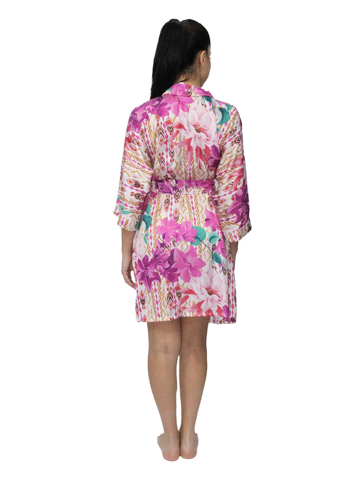 Abito Kimono Donna H107 Huitre - evabiancheria