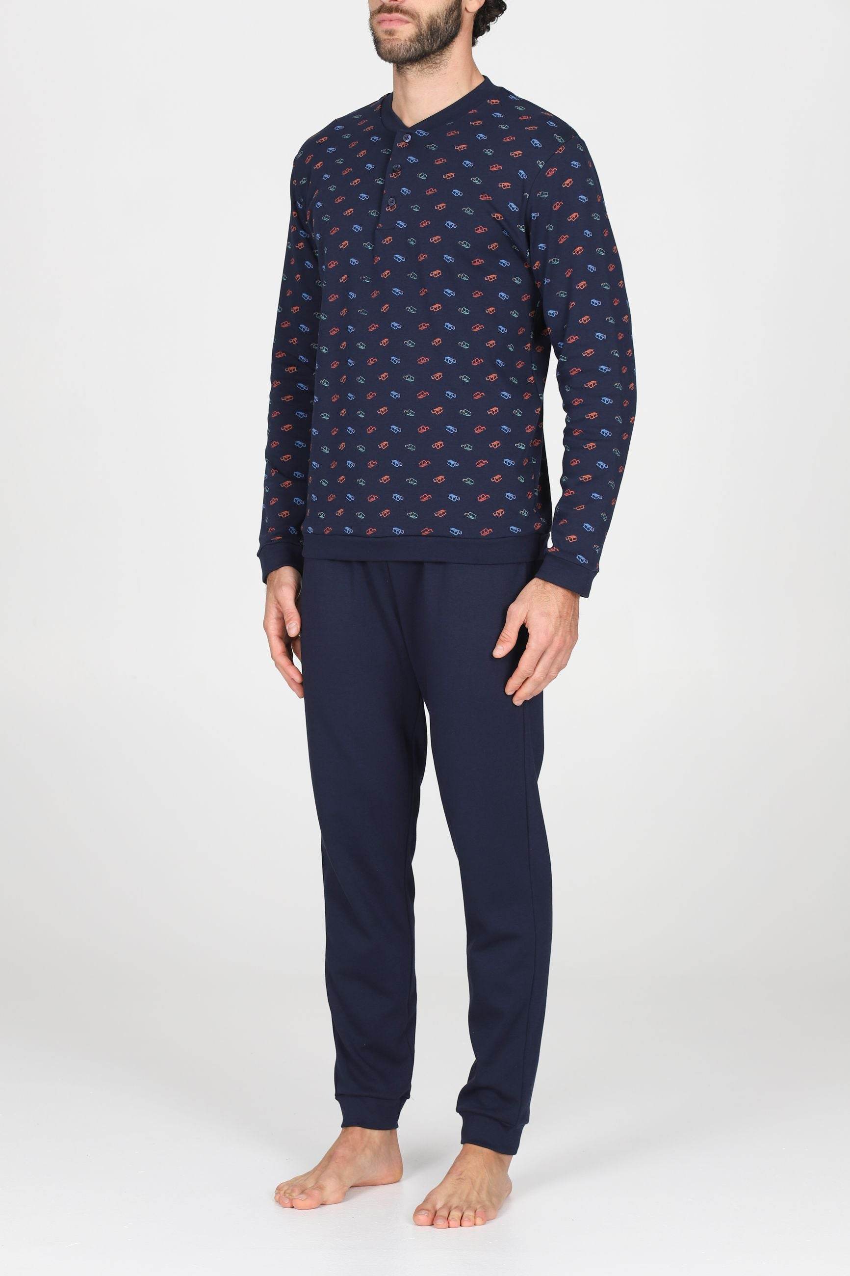 Pigiama Serafino Uomo Nocera JAL418 Julipet - evabiancheria