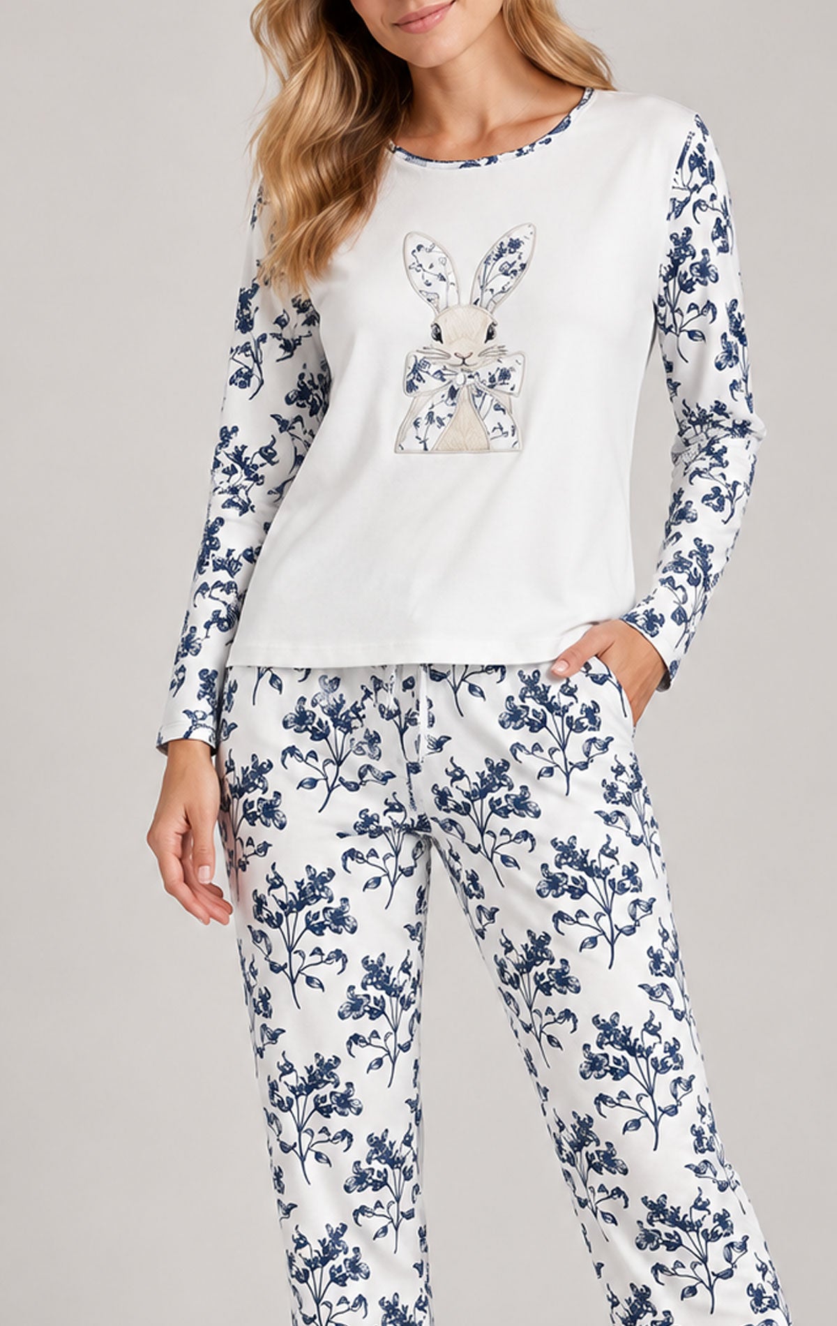 Pigiama Giro collo Donna 6P86022 MaryHome