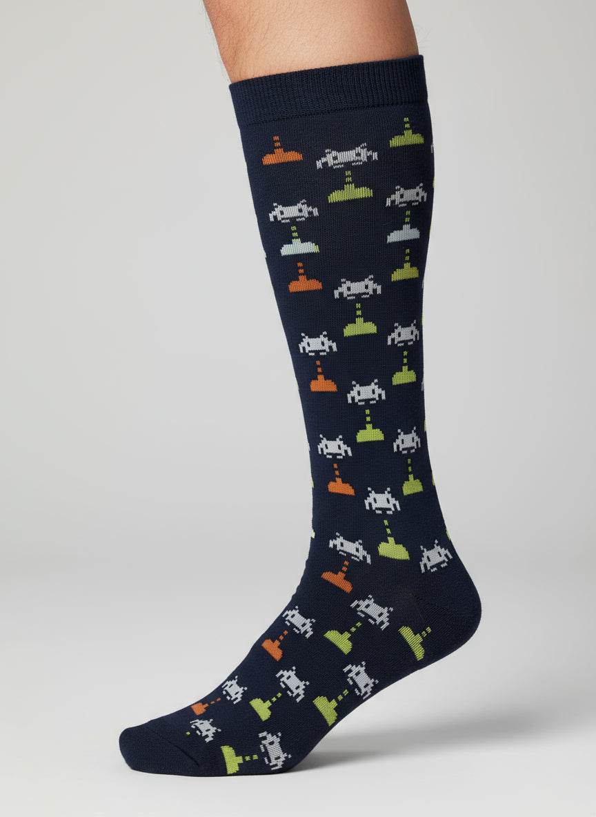 Calze lunghe Bi-pack Uomo 584 LF Dandy Ironic Socks - evabiancheria