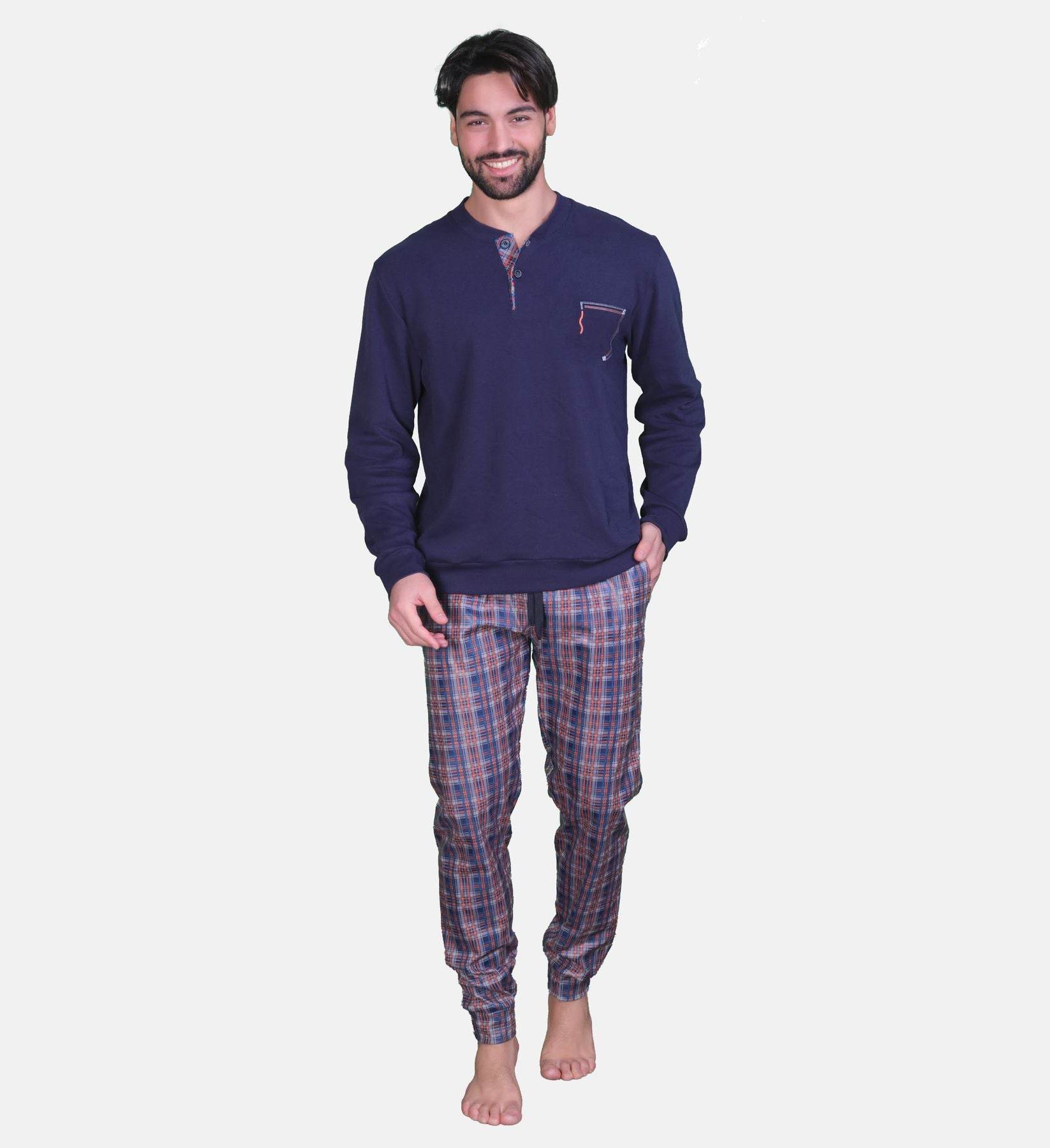 Pigiama Serafino Uomo Energy 4815 Ferrucci - evabiancheria