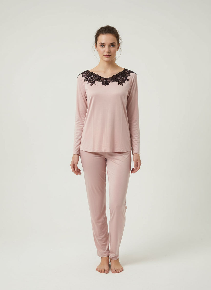 Pigiama Giro collo Donna Stella Paladini