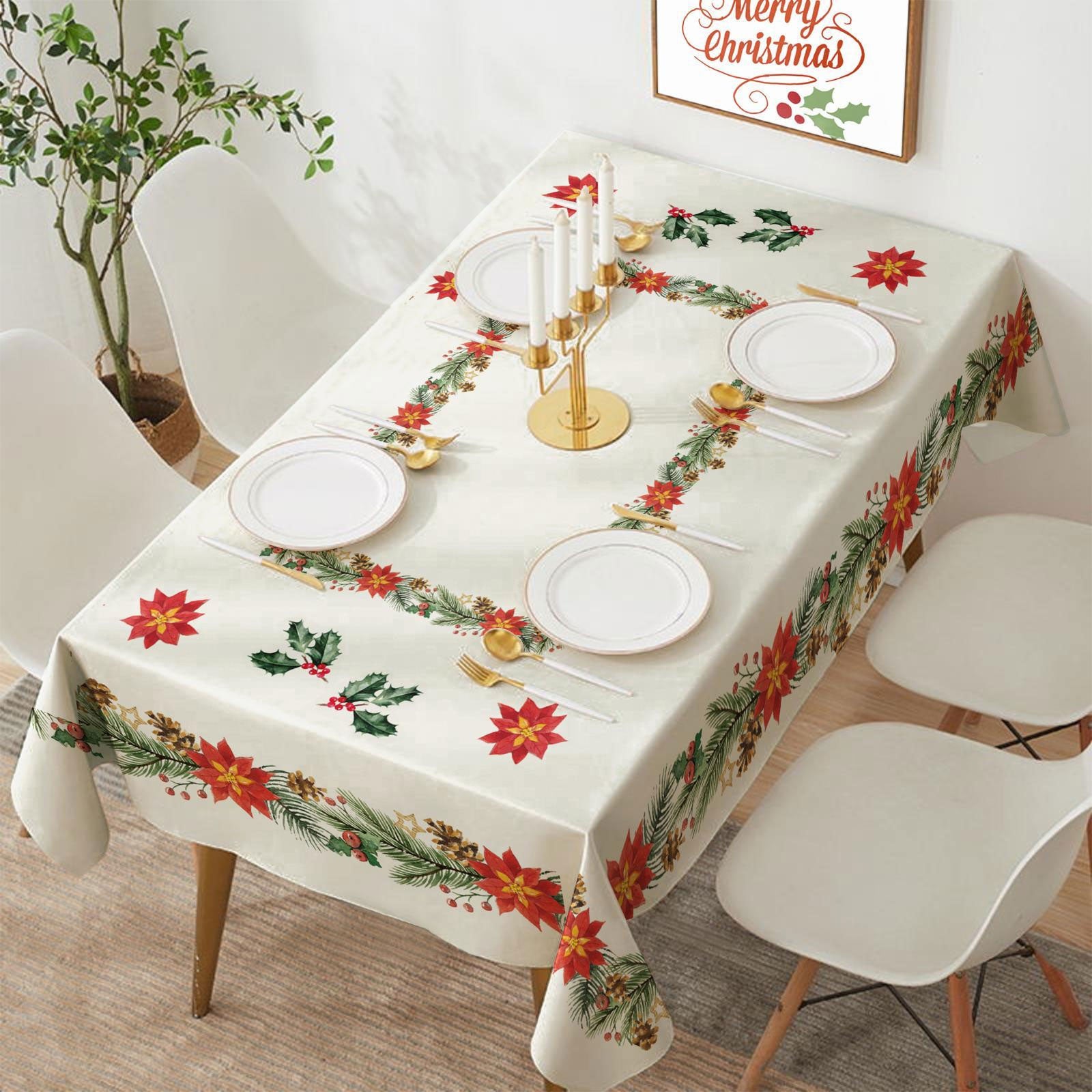 Tovaglia stampata natalizia Biancheria Christmas Dis 4 Tov Neith