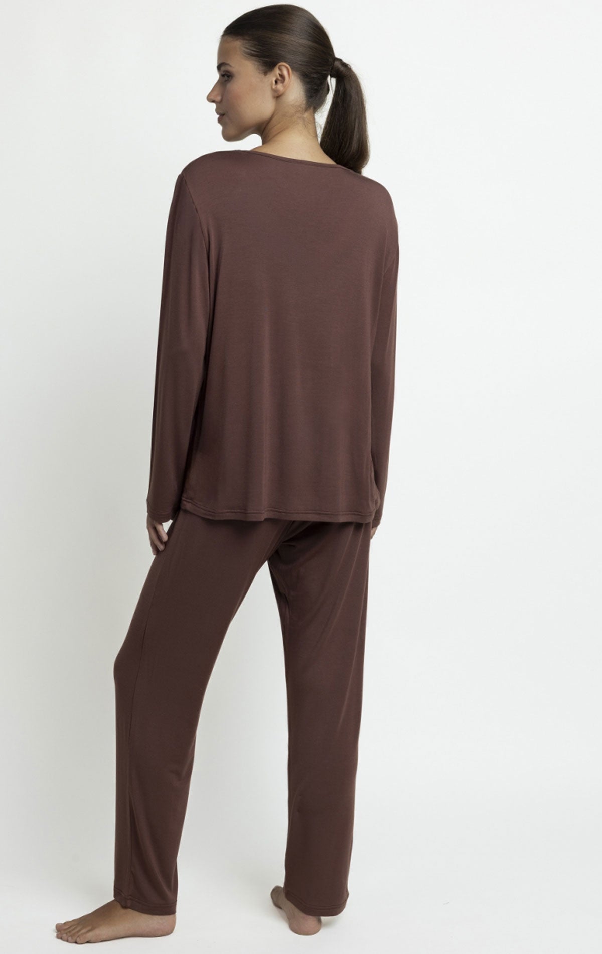 Pigiama scollo V Donna 63646 Admas