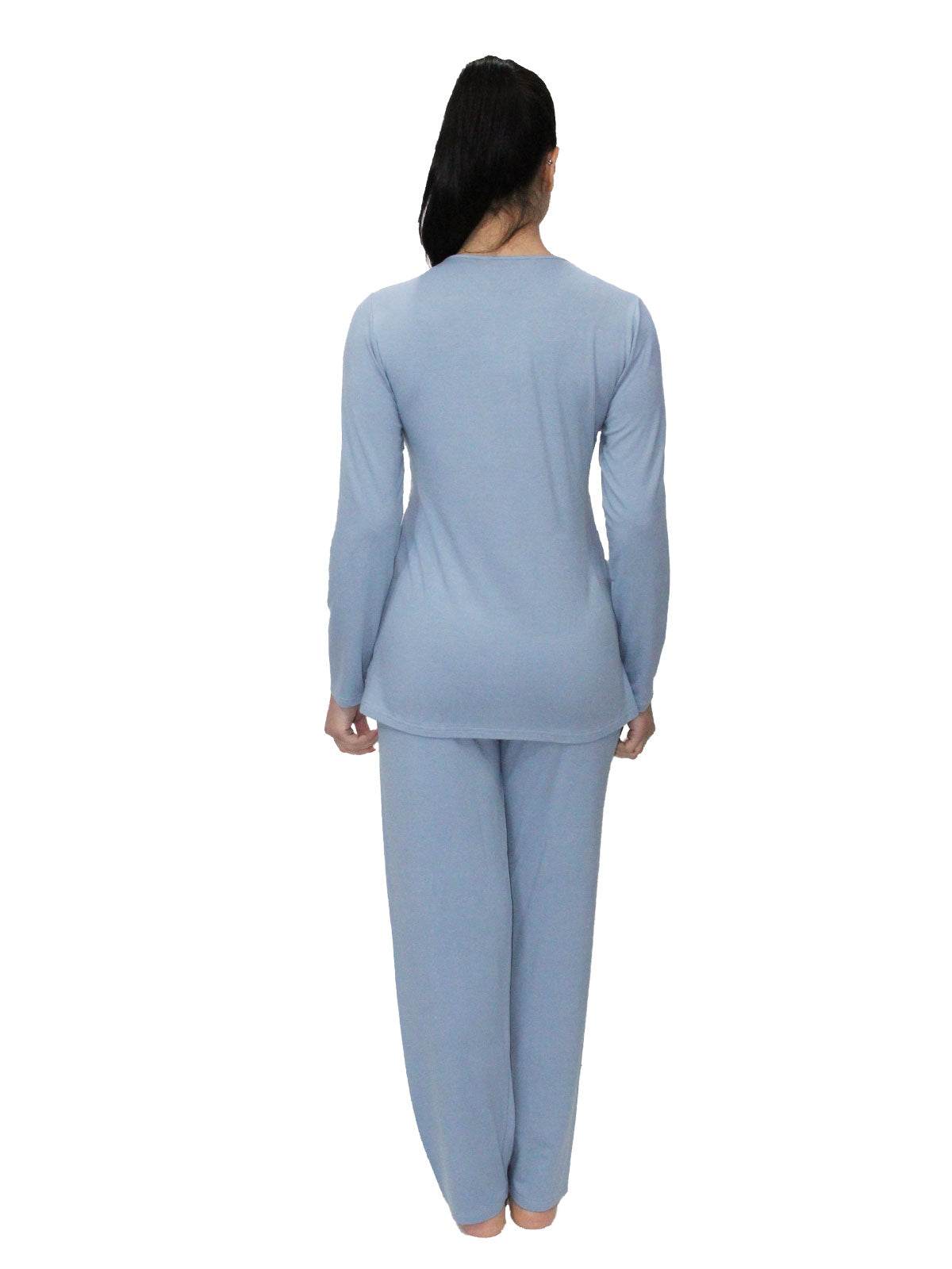 Pigiama Serafino Donna 6542 Clara Rossi Firenze - evabiancheria