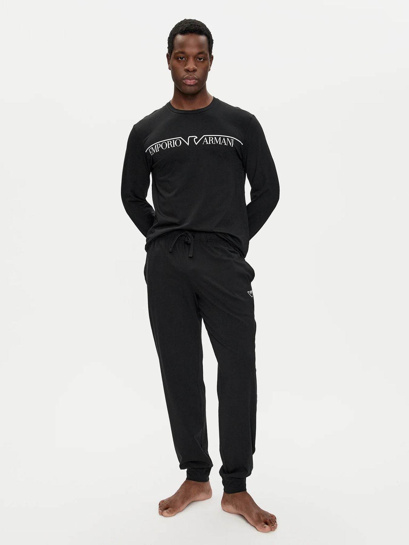 Pigiama Giro collo Uomo 4F516 112033 Emporio Armani - evabiancheria